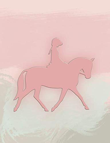 Notebook for Equestrians: Pink Watercolor Drawing Pad and Journal for Pony and Young Riders (Equestrian Sports Notebooks for Spring 2019)