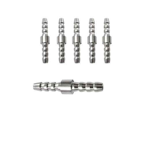 Image of Dental Chair Parts - 2mm x 2mm Straight Round Jointer | Direct Water Pipe Connector | Brass Construction, Lightweight & Durable (Pack of 5-2mm x 2mm)