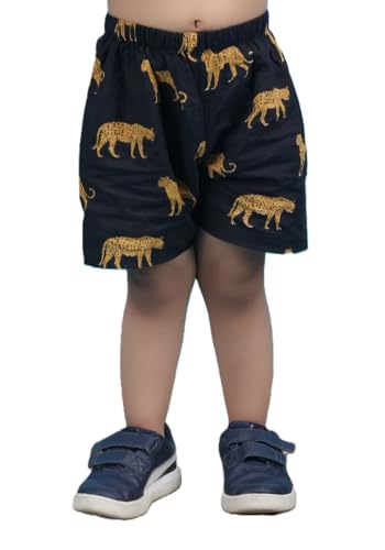 Image of POLKA TOTS Cotton Half Sleeves Shirt With Shorts, All Over Print Cord Set for Baby Boy Kids