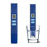 TDS Meter Digital Water Quality Tester – 4-in-1 High Precision TDS, EC, Temp (°C/°F) Meter for Tap & Drinking Water, RO/DI Systems, Aquariums, Pools & Hydroponics (0-9990ppm)