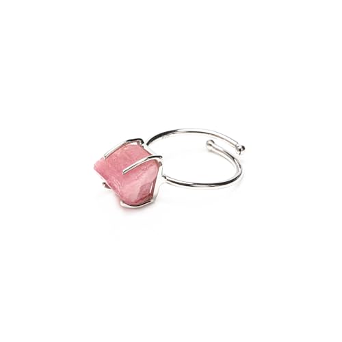 Bague tourmaline naturelle en argent 925 fait main bijoux d'artisanat d'art