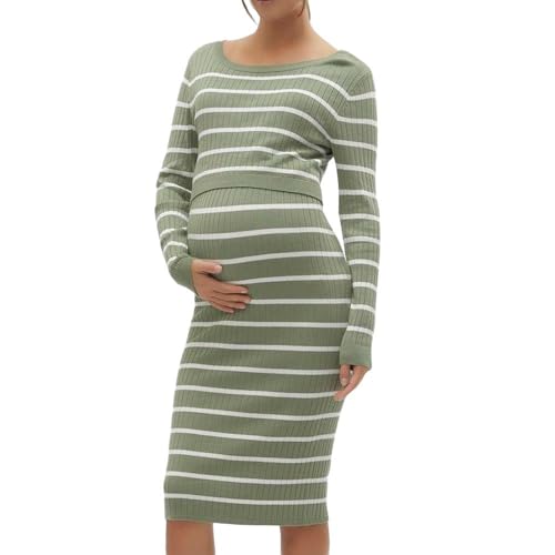 MAMALICIOUS Mama Licious Female Strickkleid Umstands-Strickkleid