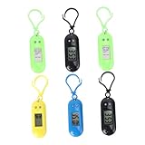 Beaupretty 6pcs Electronic Pocket Watches Keychain for Students Hanging Examination Timekeeper Convenient for