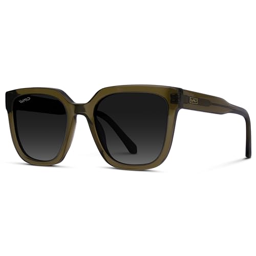 WearMe Pro Timeless Elegance: Women's Polarized Oversized Retro Square Sunglasses