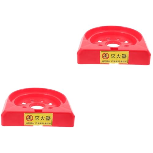 Uonlytech 2 Piezas De Base Para Extintor De Incendios Soporte Para Extintor De Incendios Purificador Señal Toallero Riel Ganchos Para Asiento De Inodoro Absorbente De Humedad