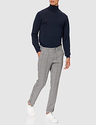 JACK & JONES JJIMARCO JJSTUART AKM BLA/YEL CHCK