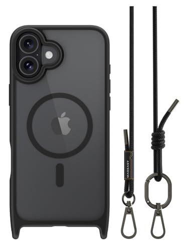 �yMagEasy�z iPhone 16 Plus �Ή� �P�[�X �V�����_�[ �X�g���b�v �t�� �N���A MagSafe �Ή� �ϏՌ� MIL�K�i �}�O�Z�[�t �X�}�z�P�[�X [ iPhone16Plus �A�C�t�H�� 16 �v���X �Ή� ] Roam M �u���b