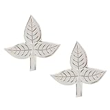 Export Store - Par de Bel Patra de plata 925 para Shiv ji Pooja, decoración Mandir y propósito de regalo, juego de 2