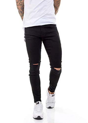CALÇA JEANS PREMIUM DESTROYED SKINNY OFFERT (40)