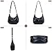 Small Shoulder Bag for Women Adjustable Strap, Cute Hobo Purses and Handbags Trendy Fashion Crescent Underarm Clutch