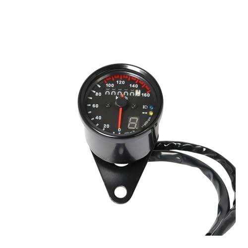 オートバイのスピードメーターゲージ オートバイ LED デュアル走行距離計 KMH スピードメーター ゲージ KTN タコメーター メーター 走行距離計 デジタル