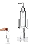 Nussknacker Seifenspender Nachfüllbar | Flüssigseifenspender aus Acryl | Weihnachtsdeko für Badezimmer & Küche(1 PC)