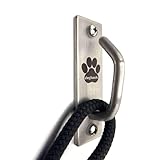 Doghook Hundeanhänger, sichere Hundeleine, Parkmontage, für den Innen- und Außenbereich, Wandhaken, aus Edelstahl, praktisches Leinenmanagement für Zuhause und Geschäft, schmal, kompakt