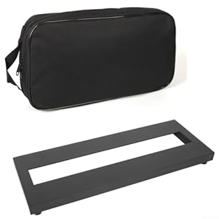 PORTABLE COMPACT GUITAR PEDALBOARD: Fits effects easily while traveling musicians needing a quick setup without bulk STICKY NON-Slip Superficies: Secures pedals firmly during to avoid unwanted movement stage or at home PROTECTIVE CARRY BAG INCLUDED: ...