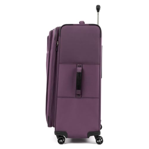 Travelpro Tourlite Softside 29" Expandable Luggage with 4 Spinner Wheels, Lightweight Suitcase, Checked Large, Deep Purple - image 7