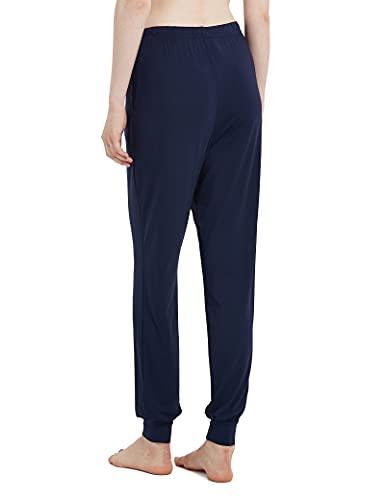 Image of GYS Women's Pajama Pants - Viscose Made from Bamboo, Joggers Pants with Pockets Comfy Lounge Sleep Pants Pj Bottoms