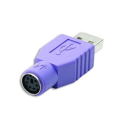 CABLEPELADO Adaptador PS2 a USB M/H Morado