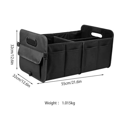 Organisateur de rangement de coffre robuste avec poignée de transport - 6