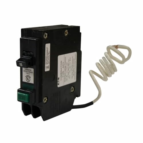 Eaton CL115CAF Plug-In Mount Type CL Arc Fault Circuit Breaker 1-Pole 15 Amp 120/240 Volt AC