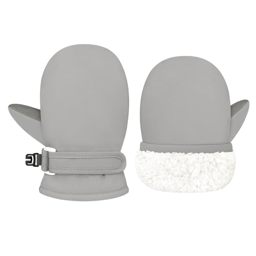 Olreco Baby Toddler Mittens Waterproof Infant Baby Winter Mittens Toddler Snow Gloves for Kids Winter Gloves for Boys Girls