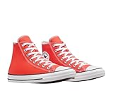Converse Unisex Chuck Taylor All Star High-Top Sneaker, Vermillion Red, 6 US Men