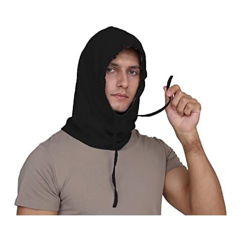 Faraday Hat Made of 99% Silver Fabric, Faraday Hat Reduces The Hazards Caused by 5G, 4G, Cellular, WiFi, Bluetooth, Faraday Hood Relieves Fatigue and Relaxes The Spirit, One Size Fit All (Black) Cover