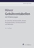 Gebührentabellen: mit Erläuterungen für Gerichte, Rechtsanwälte, Notare, Rechtsbeistände, Gerichtsvollzieher und Behörden (Recht in der Praxis)