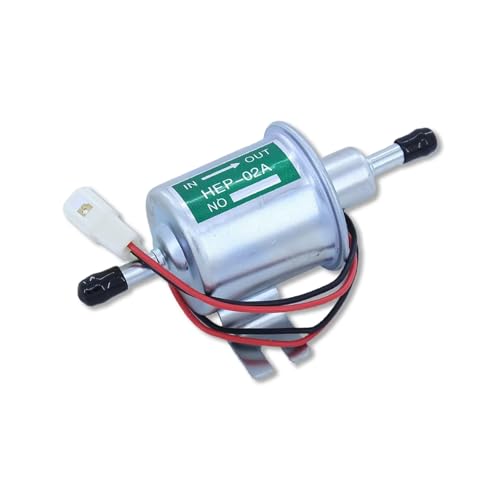 Moto gasolina bomba de combustible electrónica HEP-02A de 12V de cobre para inyección