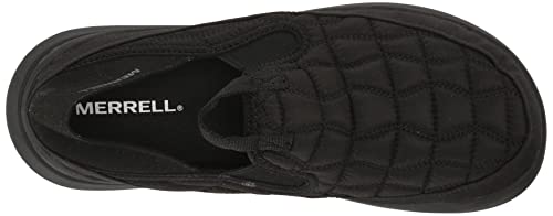 Merrell Mocassim masculino Hut Moc 2, Preto/Preto/Preto, 7