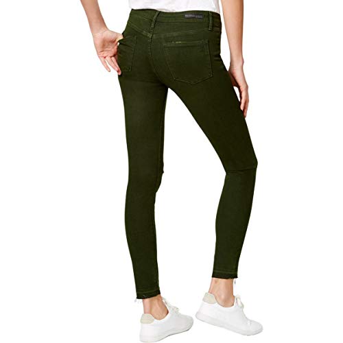 Articles of Society Womens Sarah Distressed Raw Hem Ankle Jeans Green 262