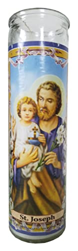 St. Joseph (San Giuseppe) Devotional Pillar Candle