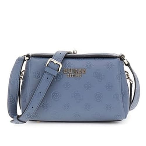 GUESS Phoebe Mini bolsa transversal, logotipo ardósia, Logotipo ardósia, One Size