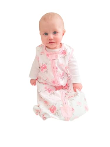 Image of Baby Sleep Sack 1.0 TOG, Organic Cotton Baby Wearable Blanket with Two-Way Zipper, Swaddle Transition Baby Sleeping Bag, All-Season Sleep Sack for Newborn Infant Toddler Boy Girl, 0-6 Months, 1-Pack