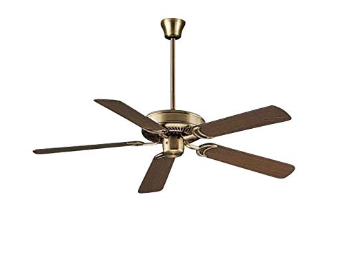 ダイコー シーリングファン 金古美 吹き抜け 傾斜天井 リモコン 簡易取付 【DFC-064】