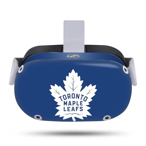 Head Case Designs Officially Licensed NHL Plain Toronto Maple Leafs Vinyl Sticker Skin Decal Cover Compatible with Meta Quest 2