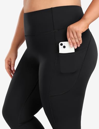 Heathyoga X-6XL Plus Size Leggings for Women with Pockets Tummy Control Plus Size Yoga Pants High Waist Workout Clothes3