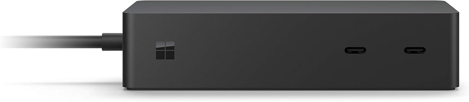 Stacja dokująca do Microsoft Surface A1917 (Dock 2) wraz z zasilaczem 199 W – kompatybilna z Surface Pro 7/8/9, Surface Laptop, Surface Go, Surface Book – oryginalny Microsoft Dock