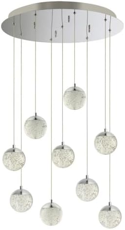 ET2 Orb II-45W 9 LED Pendant in Traditional style-21.75 Inches Wide by 6 inches high