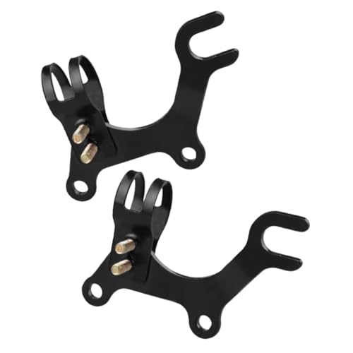 TOYMYTOY 2個 自転車用カーボンスチール製可能ディスクブレーキ改装ブラケット 耐久性高く普通自転車のディスクブレーキ取り付けに