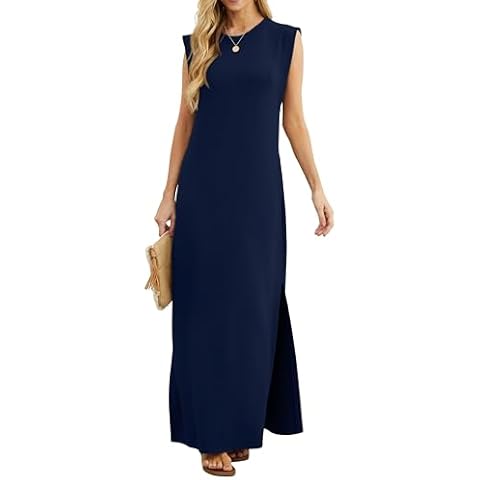 GRECERELLE Womens Summer Maxi Dress with Pockets Cover
