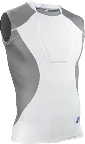 Sports Unlimited Diamond Shield Baseball Chest Protector Youth Heart Guard Sternum Protection Padded Shirt Softball Chest Protector Girls