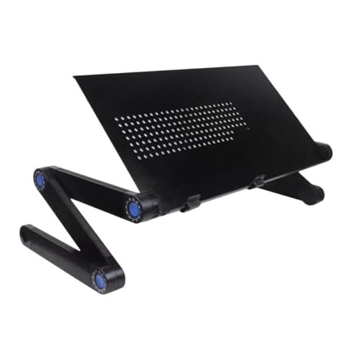 FOYTOKI Foldable Laptop Desk for Bed Ergonomic Study Table with Heat Dissipation Lightweight Portable Design for Home Sofa and Outdoor Use