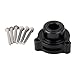 Charouse Car Turbo Valve Adapter BOV Compatible with Ford Mustang Fusion Escape Fiesta Transit 1.5L 1.6L 2.0L 2.3L 2.7L More Models Ecoboost Black