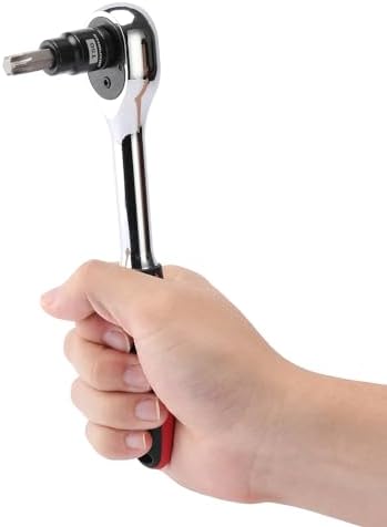 MIXPOWER 25 Piece Torx Bit and Socket Set, 13 Star Bits (T8- T60) & 12 E-Torx Sockets (E4-E22), Professional Grade Auto & Motorcycle Mechanic Set