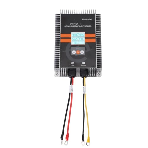 SIXRUN Controlador de Carga Solar MPPT de 800 W Regulador de Panel Inteligente con Pantalla LCD para Aplicaciones de Generación de Energía Solar