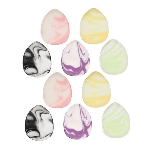 FOMIYES Setting Powder 10pcs Mini Makeup Sponges Teardrop Shape for Face Dry Wet Applicator