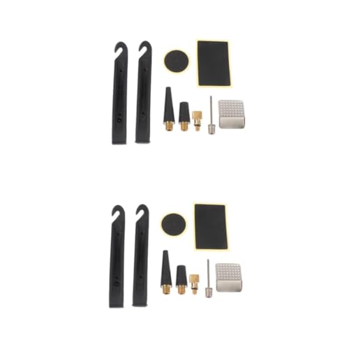 VICASKY 2 Sets Bike Tire Repair Kit Self Adhesive Tools for Portable and Lightweight Bicycle Accessories Easy to Use Tire Patches for Emergency Repairs
