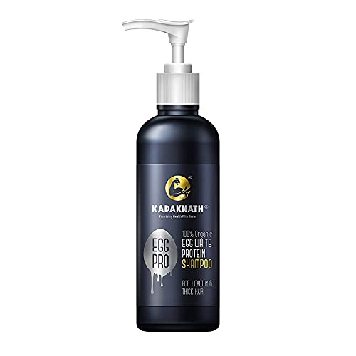 Kadaknath Agro World 100% Organic Egg White Protein Shampoo Egg Pro 150 ml