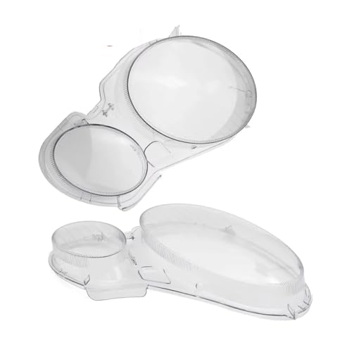 Couvercle lentille phare en polycarbonate anti-jaunissement pour Benz W211 Classe E 02-08