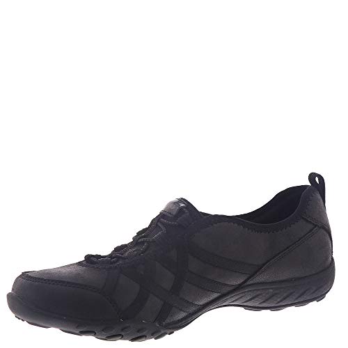 Skechers Skechers Women's Breathe-Easy-Days End Sneaker, Black, 5 US